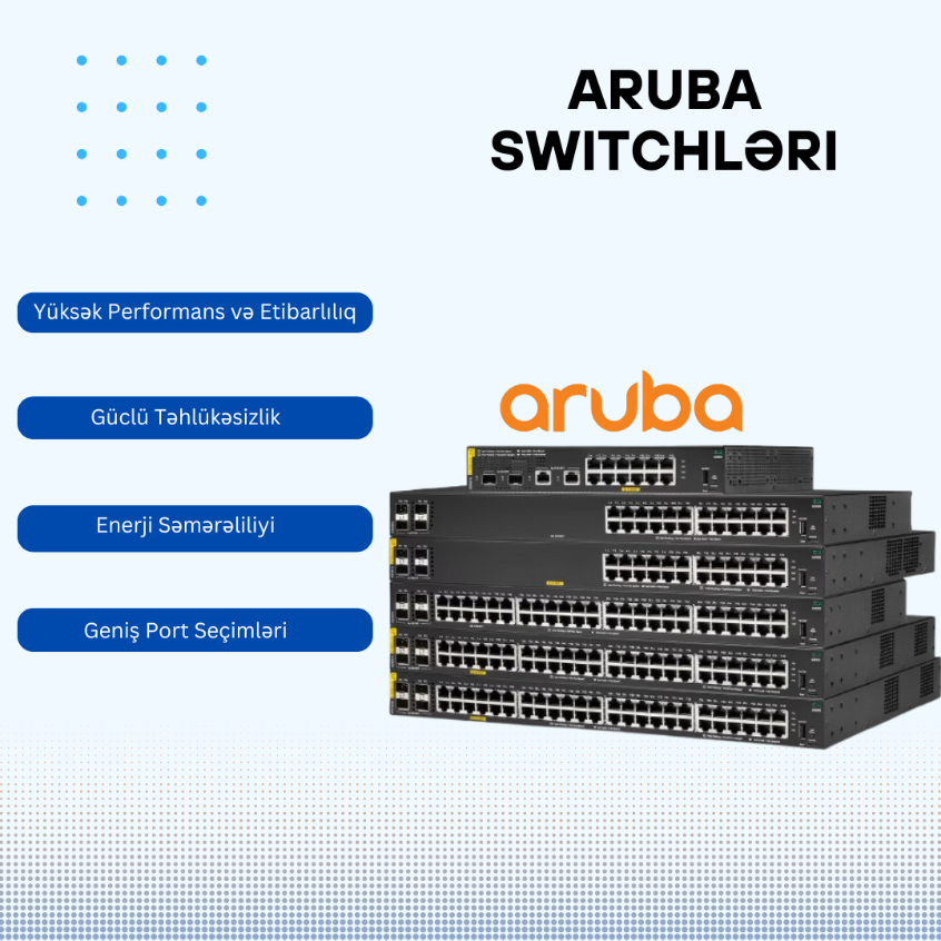 Aruba Switchləri ilə Müasir Şəbəkə Həlləri