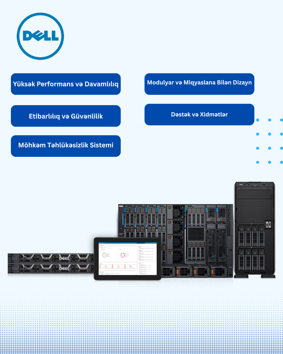 Dell Serverləri: Etibarlılıq və Performansda Lider